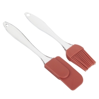 VETTA Набор для выпечки 2пр (кисточка 17см, лопатка 19см), силикон, 3 цвета