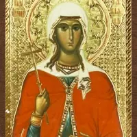 Икона "Татиана Римская" 4х6 на МДФ-6