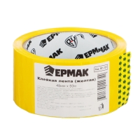 ЕРМАК Клейкая лента желтая 48мм x 50м