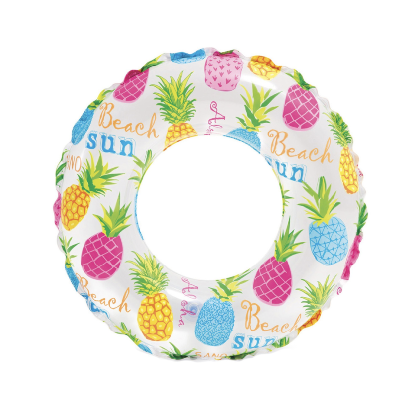 Круг для плавания &laquo;Яркий&raquo;, d=51 см, от 3-6 лет, ананасы