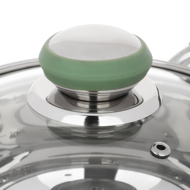 SATOSHI Марли Набор кастрюль 6 пр. (1,9л+3,6л+6,0л) со стекл. крышкой