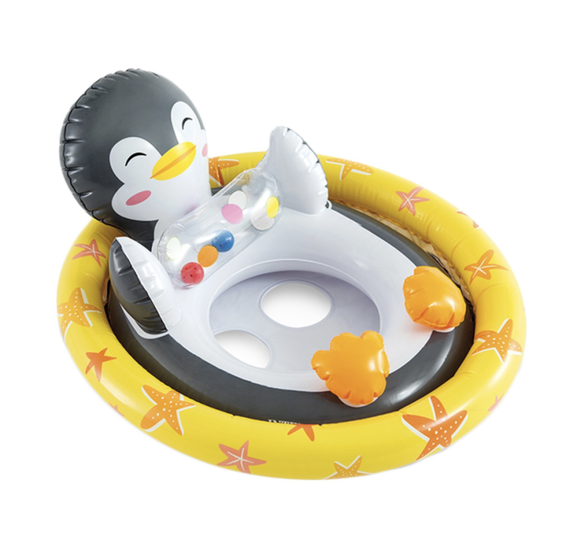 Круг для плавания &laquo;Зверюшки&raquo;, с сиденьем, от 3-4 лет, пингвин
