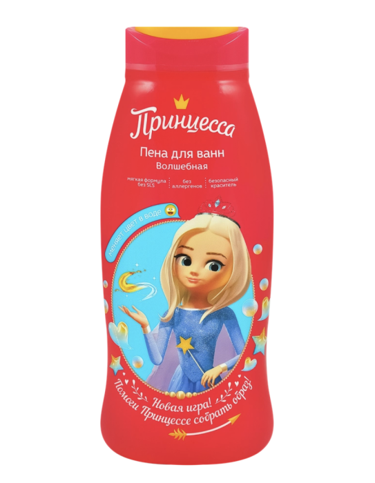 Пена для ванны детская ПРИНЦЕССА Волшебная, 400мл