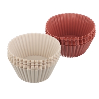 VETTA Набор форм силиконовых 16шт, 6,5x3,3см, "Кекс", 3 цвета VETTA Набор форм силиконовых 16шт, 6,5x3,3см, "Кекс", 3 цвета