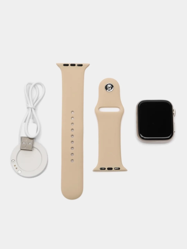 Умные часы SX9 Pro, с поддержкой звонков и уведомлений золотые