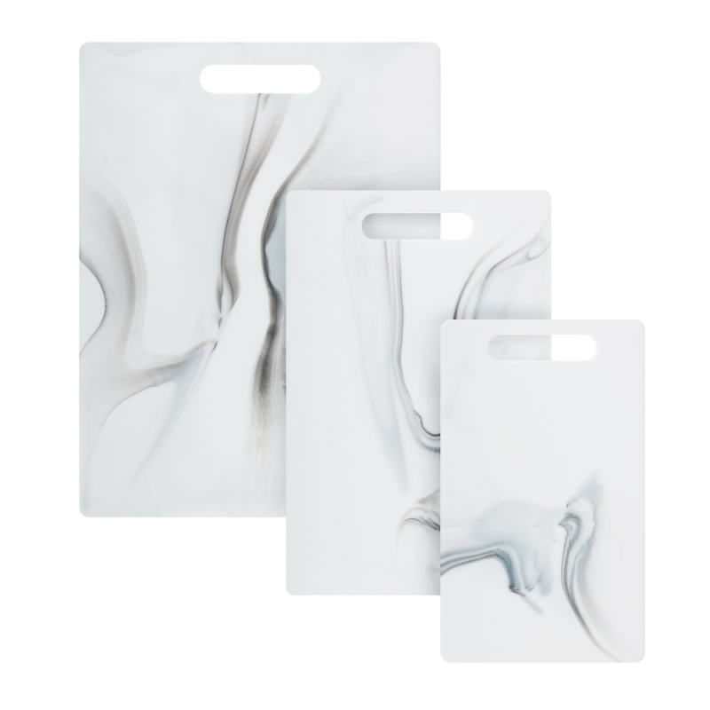 SATOSHI Мрамор Набор досок разделочных 3шт 36,5х27,5х0,6см, 30х20х0,6см, 25х15х0,6см, пластик SATOSHI Мрамор Набор досок разделочных 3шт 36,5х27,5х0,6см, 30х20х0,6см, 25х15х0,6см, пластик