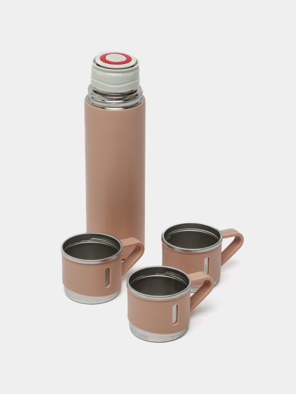 ТЕРМОС VACUUM FLASK SET розовый