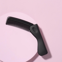 Расчёска складная, 17,5 &times; 3 см, цвет чёрный