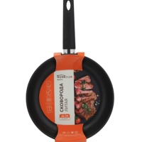 Сковорода HOMECLUB Basic 26см литая, ручка soft-touch