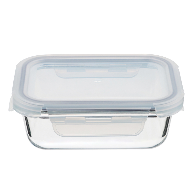 VETTA Контейнер для продуктов на защелках 370мл, жаропрочное стекло VETTA Контейнер для продуктов на защелках 370мл, жаропрочное стекло