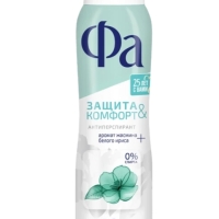 Дезодорант-антиперспирант спрей женский ФА Защита&Комфорт Жасмин, 150мл