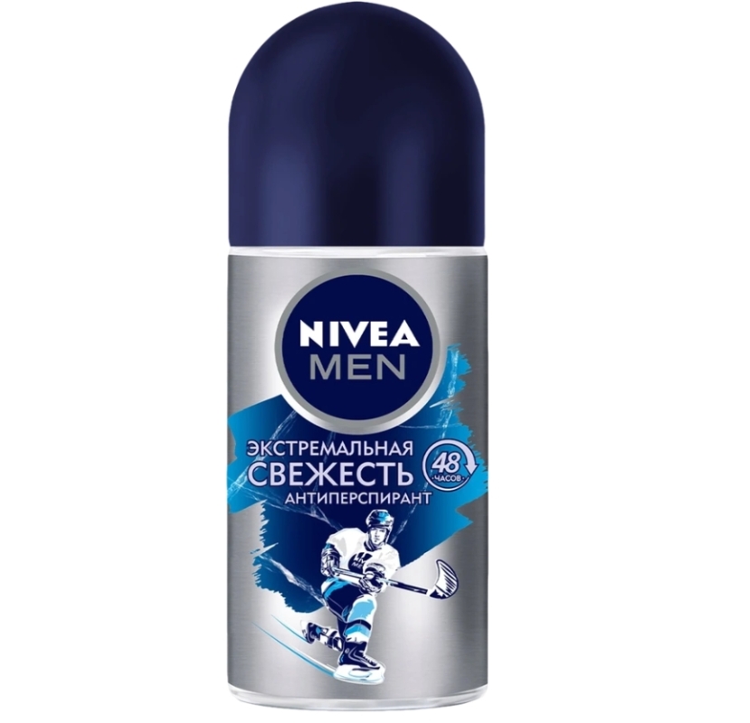Дезодорант роликовый мужской NIVEA Men Экстремальная свежесть, 50мл