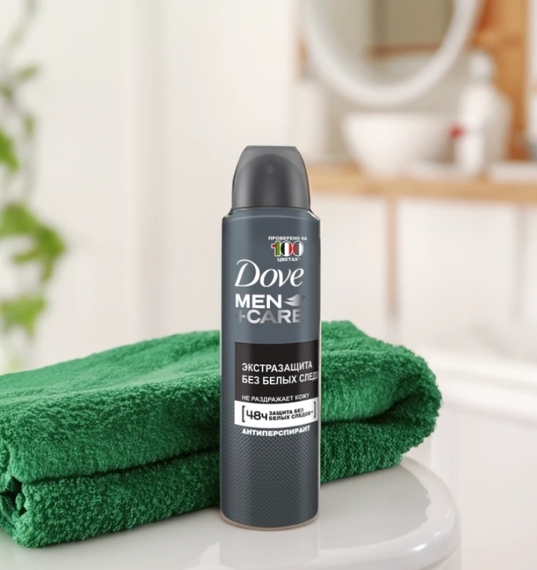 Антиперспирант-спрей мужской DOVE Men Экстразащита без белых следов, 150мл