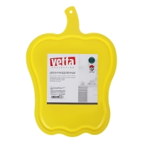 VETTA Доска разделочная, фигурная, "Перчик", 2 цвета, 37x26x0,3см, полипропилен VETTA Доска разделочная, фигурная, "Перчик", 2 цвета, 37x26x0,3см, полипропилен
