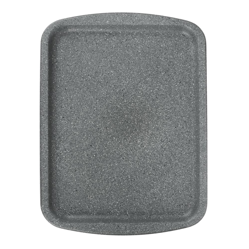 SATOSHI Буко Противень плоский, 36,5х27х1,7см, угл.сталь, антипригарное покрытие "Мрамор"