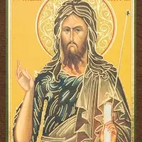 Икона "Иоанн Предтеча" 4х6 на МДФ-6