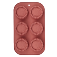 VETTA Форма силиконовая 6 ячеек, 29x17x2см "Шарлотка"