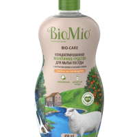 Жидкое средство для мытья посуды, овощей и фруктов BIO MIO Bio&ndash;Care Мандарин, 450мл
