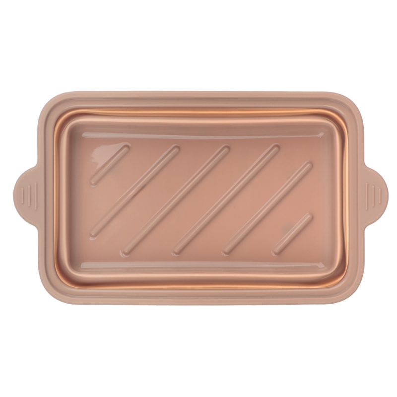 SATOSHI Контейнер складной для запекания (пароварка) 20х11х7см прямоугольный, силикон