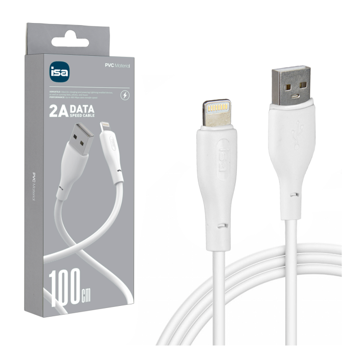 Кабель USB Lightning 1m 5V
