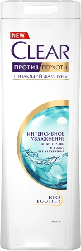 Шампунь против перхоти Шампунь против перхоти "CLEAR" питающий шампунь, интенсивное увлажнение