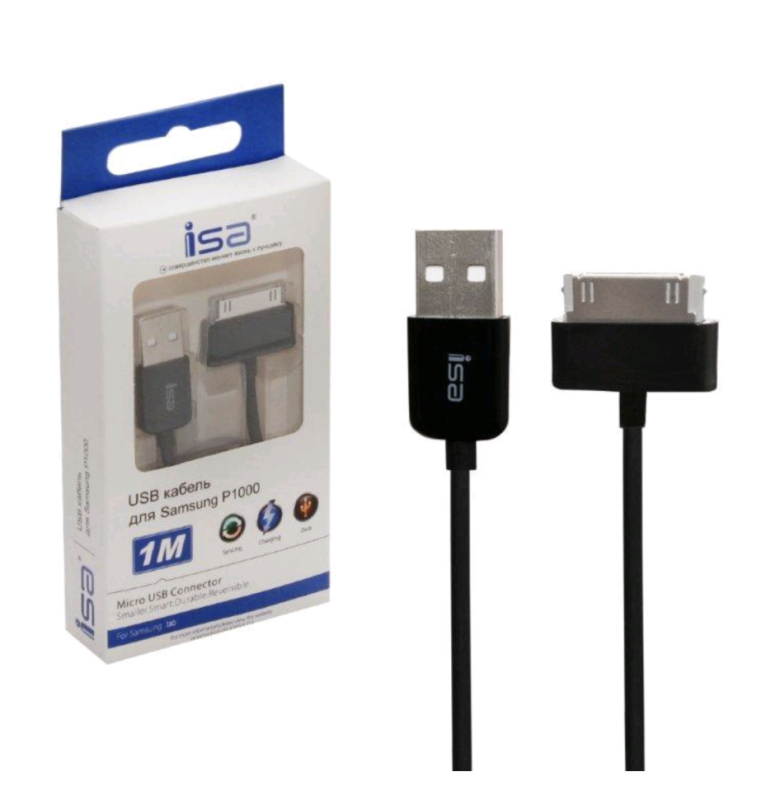 Кабель USB Samsung 1m P1000 Кабель USB Samsung 1m P1000