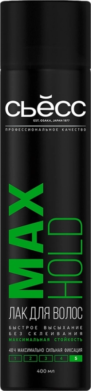 Лак для волос СЬĔСС Max Hold, максимально сильная фиксация Лак для волос СЬĔСС Max Hold, максимально сильная фиксация
