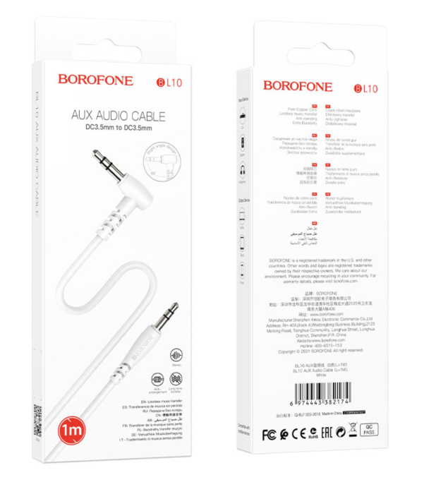 Кабель AUX BL10 1M Кабель AUX BL10 1M