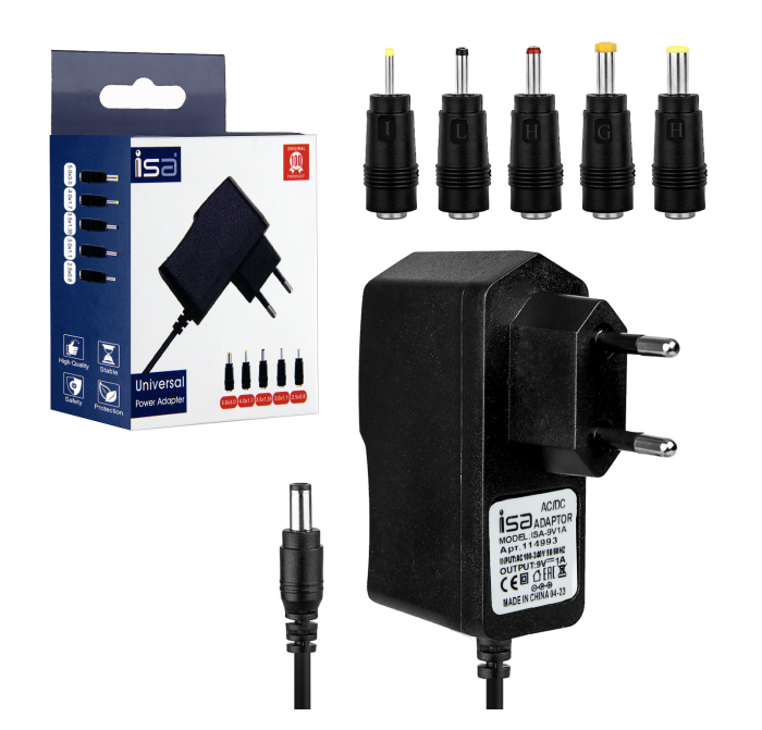 Блок питания 9V 1A 5.5*2.5 сетевой с адаптером Блок питания 9V 1A 5.5*2.5 сетевой с адаптером