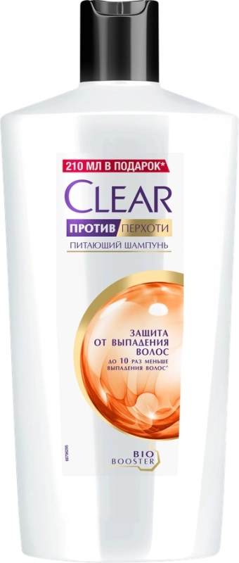 Шампунь против перхоти Шампунь против перхоти "CLEAR" питающий шампунь, защита от выпадения волос 610мл?