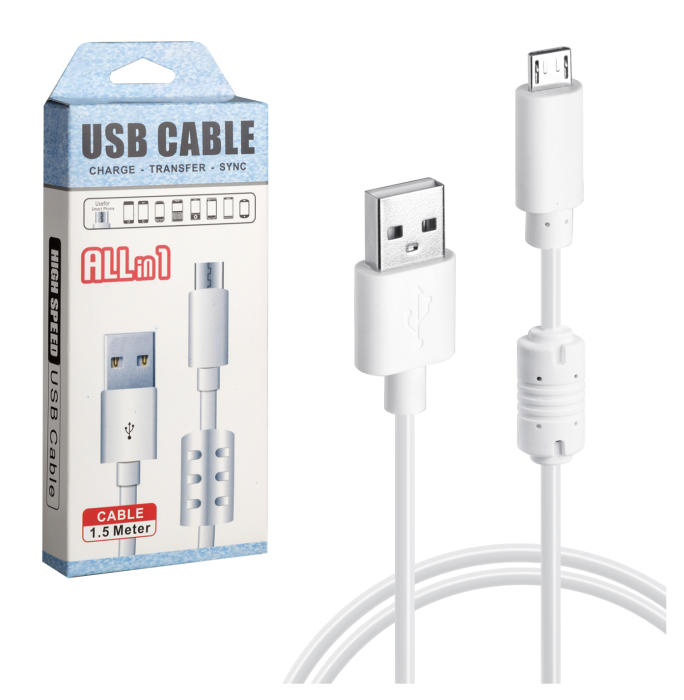 Кабель USB Micro USB 1m Кабель USB Micro USB 1m