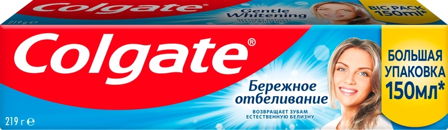 Зубная паста COLGATE Бережное отбеливание Зубная паста COLGATE Бережное отбеливание