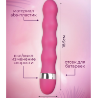 Вибратор Оки-Чпоки G Spot, стимулятор точки G, 18,5 х 3,5 см, розовый Вибратор Оки-Чпоки G Spot, стимулятор точки G, 18,5 х 3,5 см, розовый
