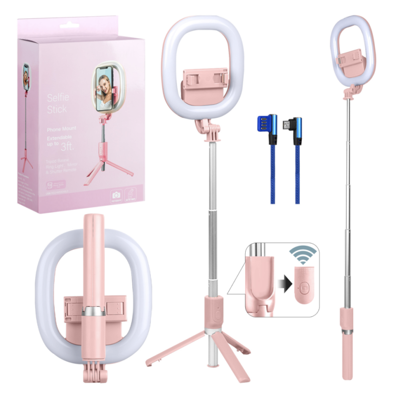 Селфи кольцо R10 розовое Селфи кольцо R10 розовое