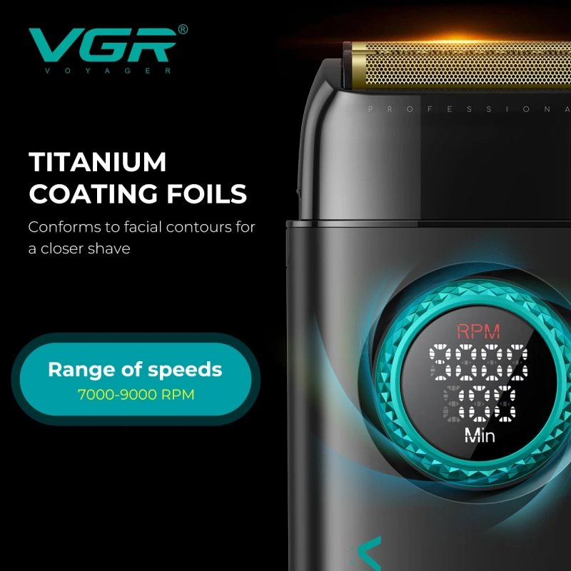 Набор для стрижки волос 3в1 VGR V-001PRO Черный