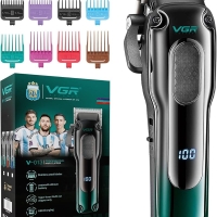 Машинка для стрижки волос VGR V-013 Красная