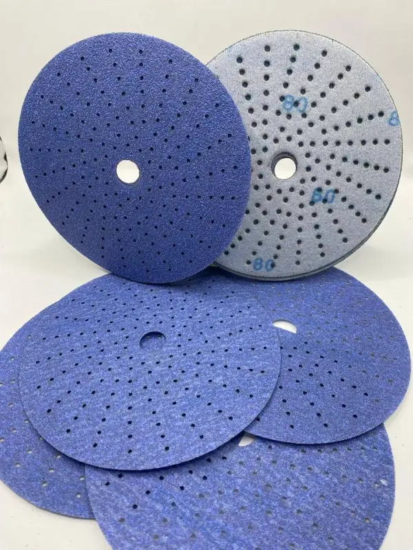 Шлифовальные круги на липучке 150мм P80 (5шт)
