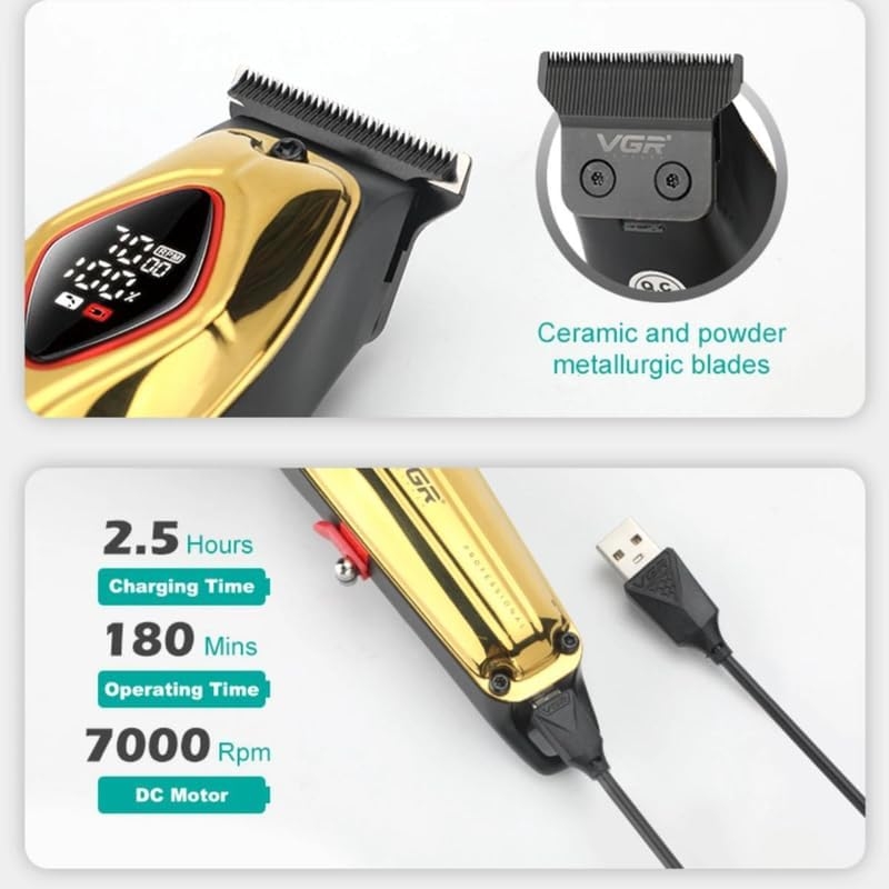 Триммер для стрижки волос VGR V-945 Золотой Триммер для стрижки волос VGR V-945 Золотой