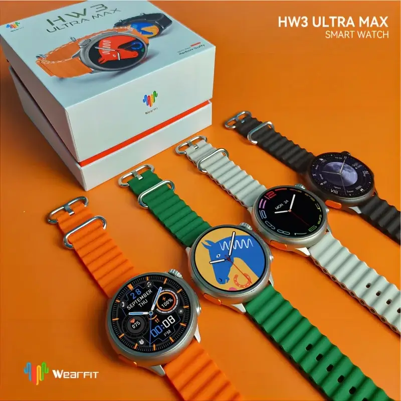 Смарт часы HW3 ULTRA MAX Оранжевые