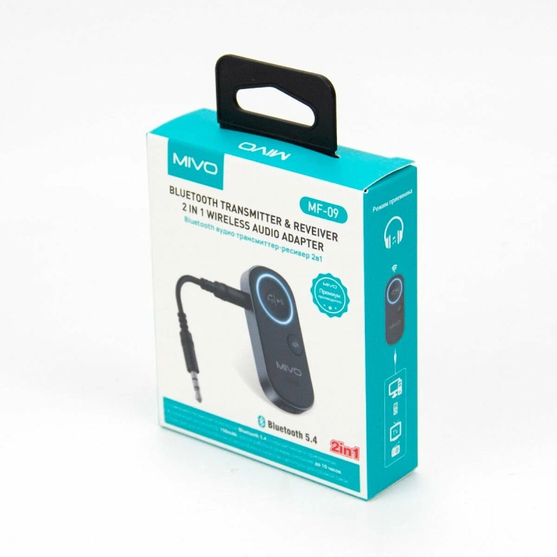 Трансмиттер Ресивер 2в1 Bluetooth MIVO MF-09