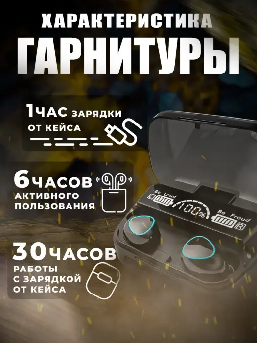 Наушники беспроводные M10