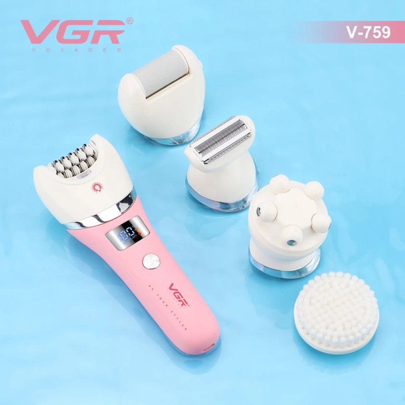 Эпилятор Набор 5в1 VGR V-759 Розовый Эпилятор Набор 5в1 VGR V-759 Розовый