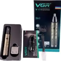 Триммер для стрижки волос 2в1 VGR V-618