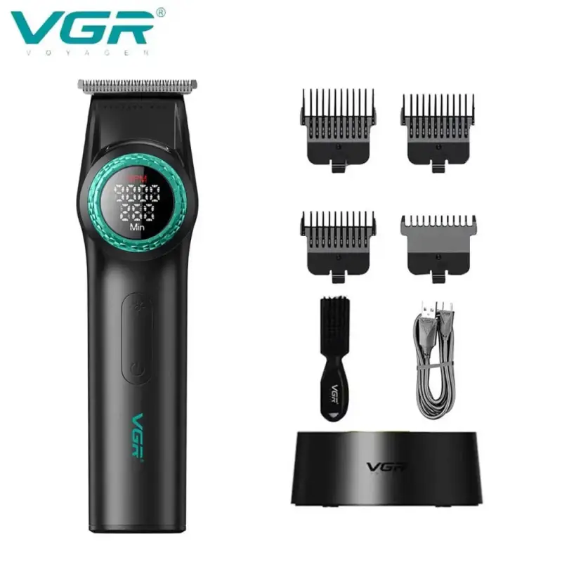 Набор для стрижки волос 2в1 VGR V-977 & V-377 Черный