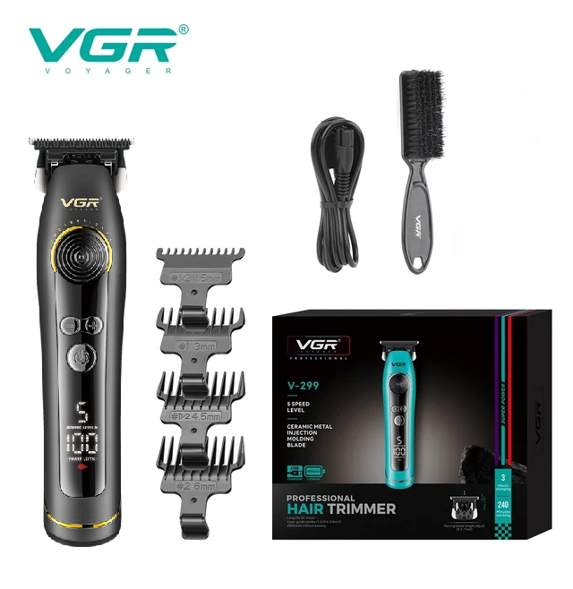 Триммер для стрижки волос VGR V-299 Черный