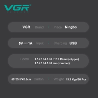 Набор для стрижки волос 2в1 VGR V-197&995