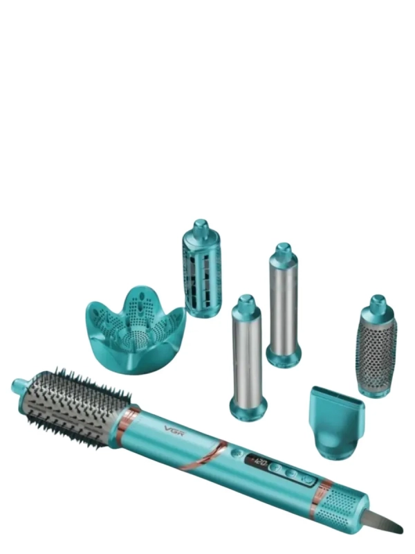 Премиальный набор для укладки волос 7в1 VGR V-477 Бирюзовый