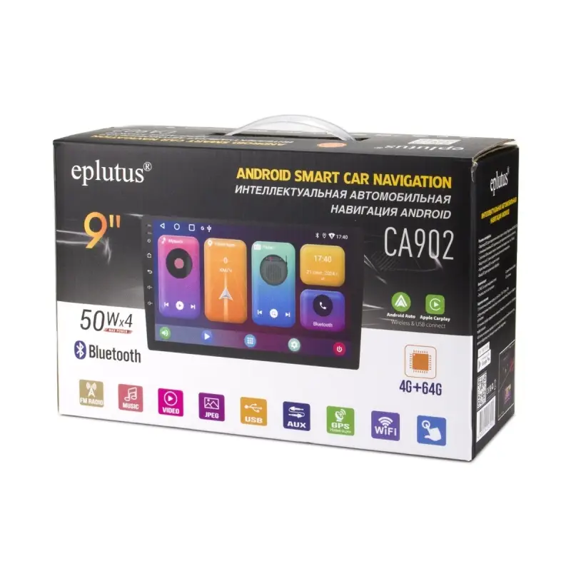 Автомагнитола с сенсорным экраном Eplutus CA902