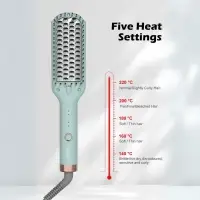 Расческа Щетка Фен VGR V-592 Зеленая