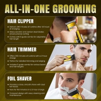 Набор для стрижки волос 3в1 VGR V-694 Желтый Набор для стрижки волос 3в1 VGR V-694 Желтый